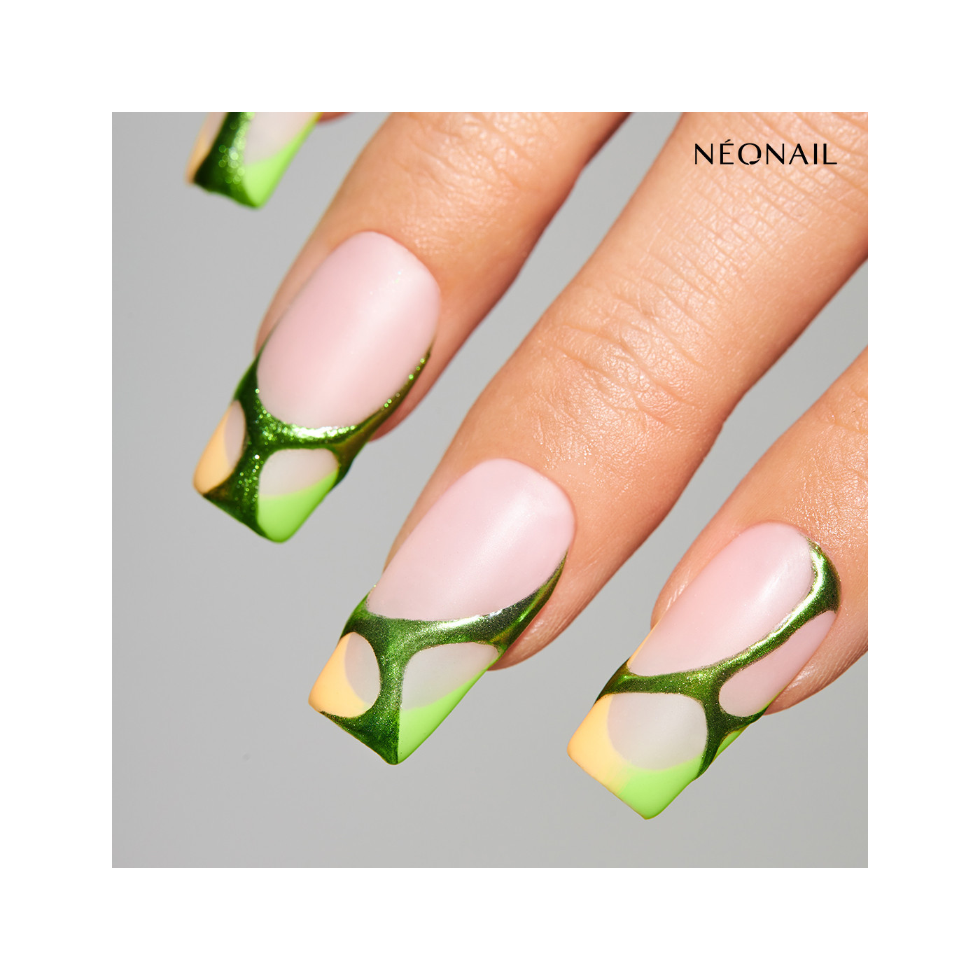 Tips Elastici per Allungamento Unghie Invisible Flexi Tips 02 Clear Square
